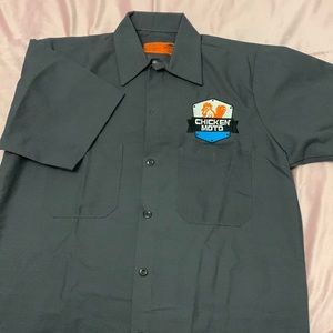 NWOT Red Kap “Chicken Moto” shirt